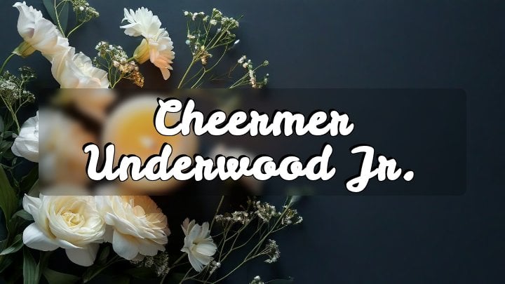 Cheermer Underwood Jr., Duncanville, Texas