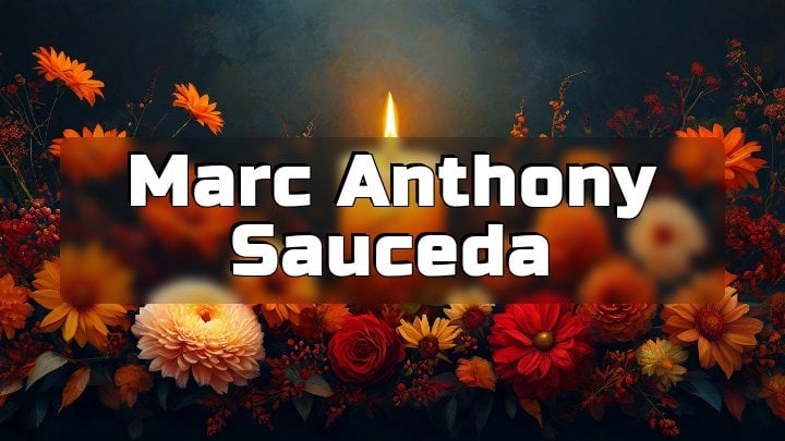 Marc Anthony Sauceda, Laredo, Texas